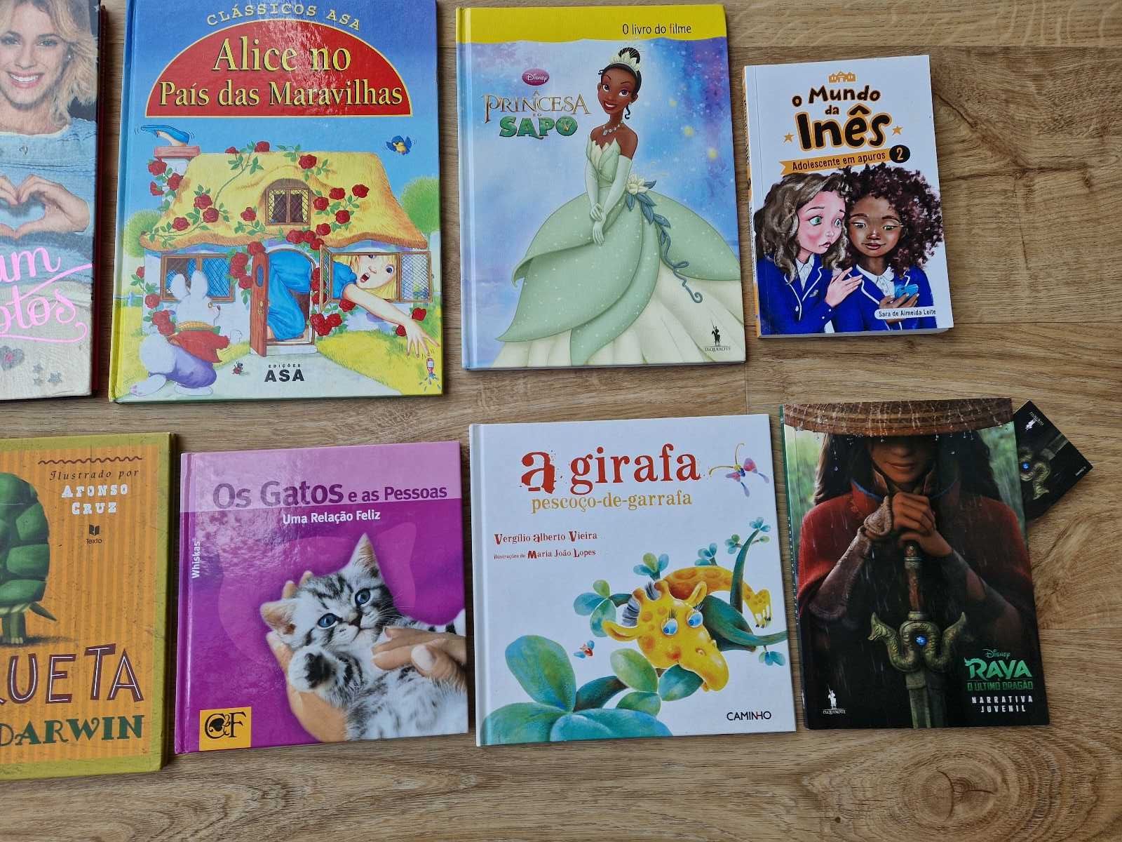 Vários livros infantis (6-12 anos) (2-5 euros cada)