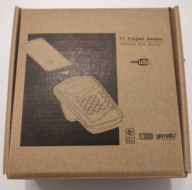 PC PIN Pad reader da Gemalto (cartões com chip)