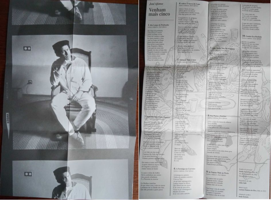 José Afonso	- - - - -		Venham Mais Cinco	- - - - -	CD