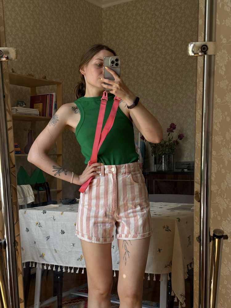 шорти джинсові zara pull and bear s xs
