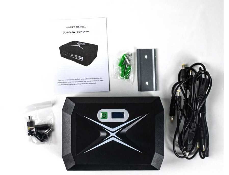 Бесперебойник для роутера 5/9/12/24/48 в, УПС, 16000 mAh, 45 Вт