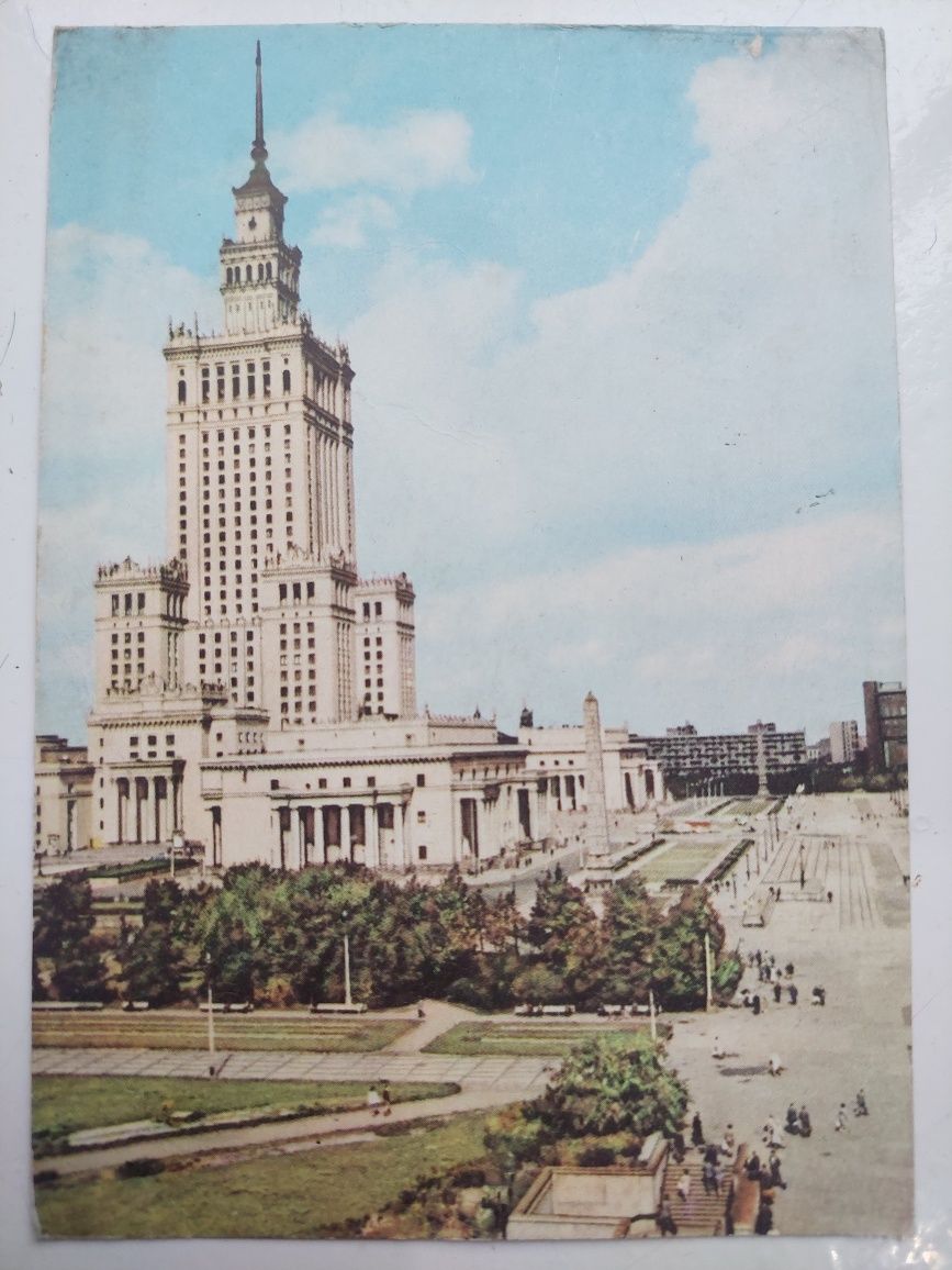 Pocztówka z PRL Warszawa 1965