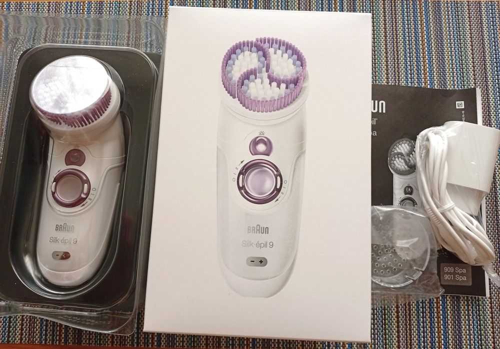 Braun Silk epil 9 Spa Body szczotka do peelingu na sucho i mokro NOWA
