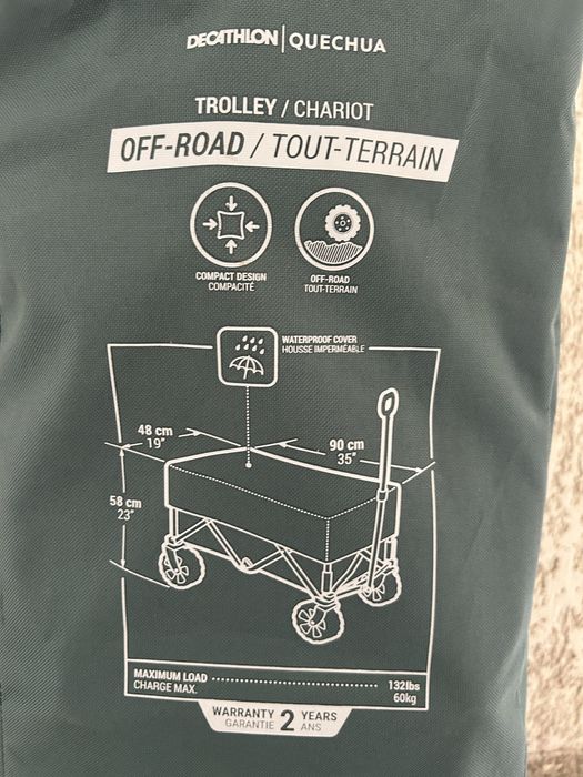 Quecha - Carrinho transporte todo-o-terreno