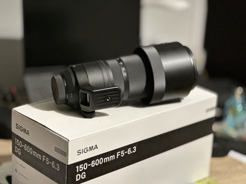 Sigma 150-600 encaixe Nikon contemporânea (nova)