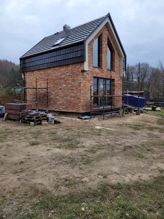 Płytki z cegieł rozbiórkowych elewacyjne