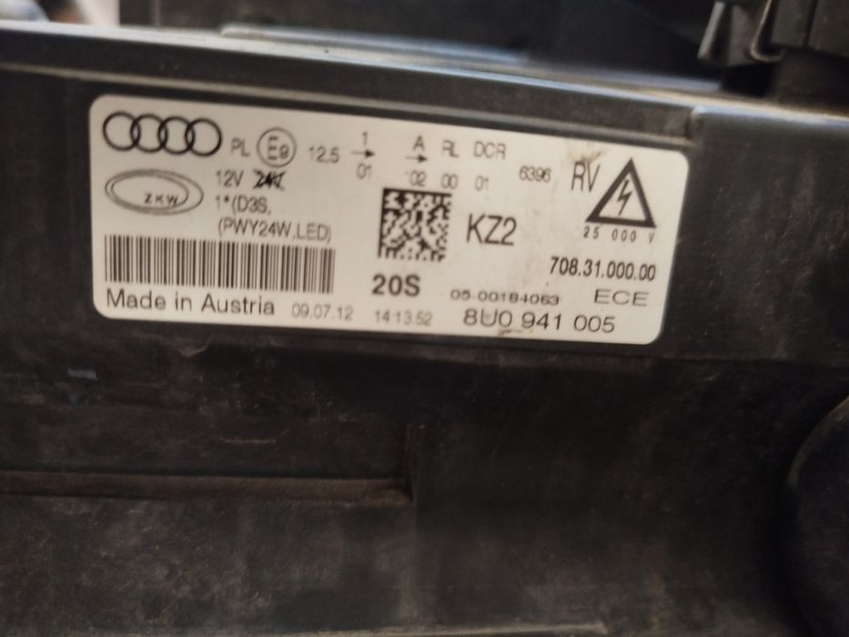 Фара audi q3 фары ауді Q3 Ауди ку3 кю3