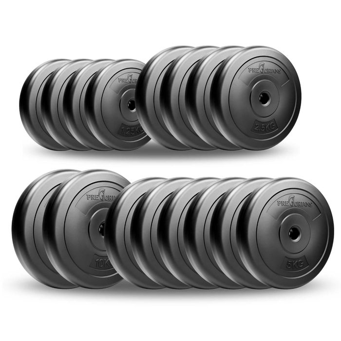 Ławka do ćwiczeń stojaki gryf hantle - zestaw kulturystyczny 110kg