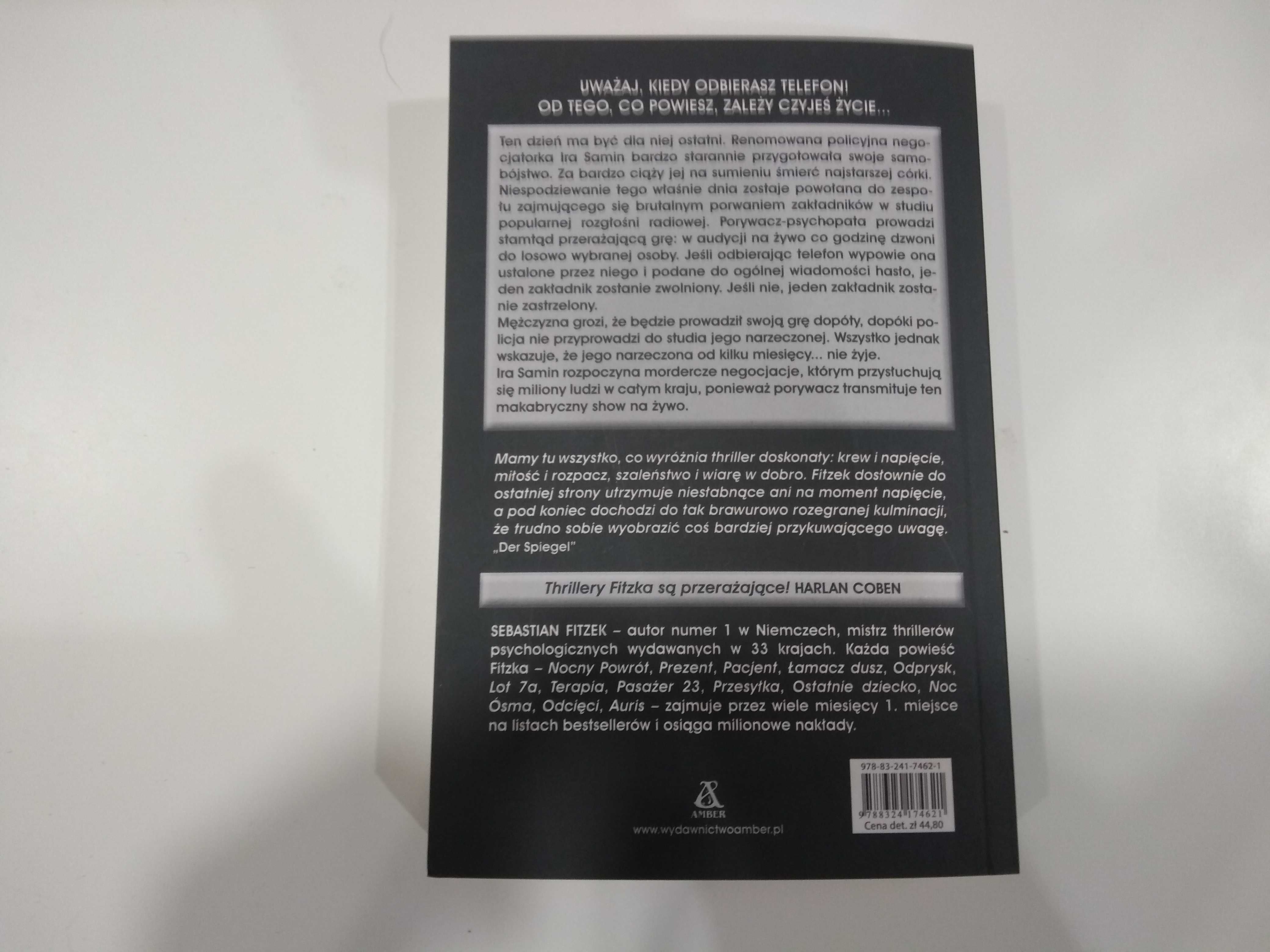 Dobra książka - W amoku Sebastian Fitzek (PI)