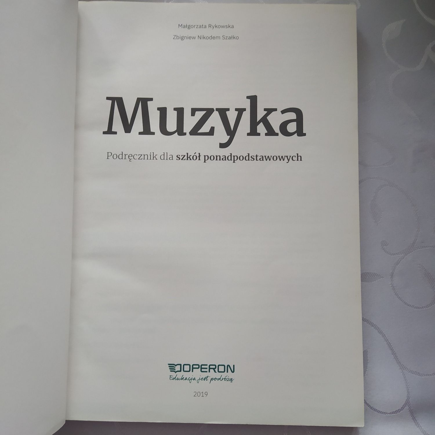 Książka do muzyki kl 1 liceum technikum