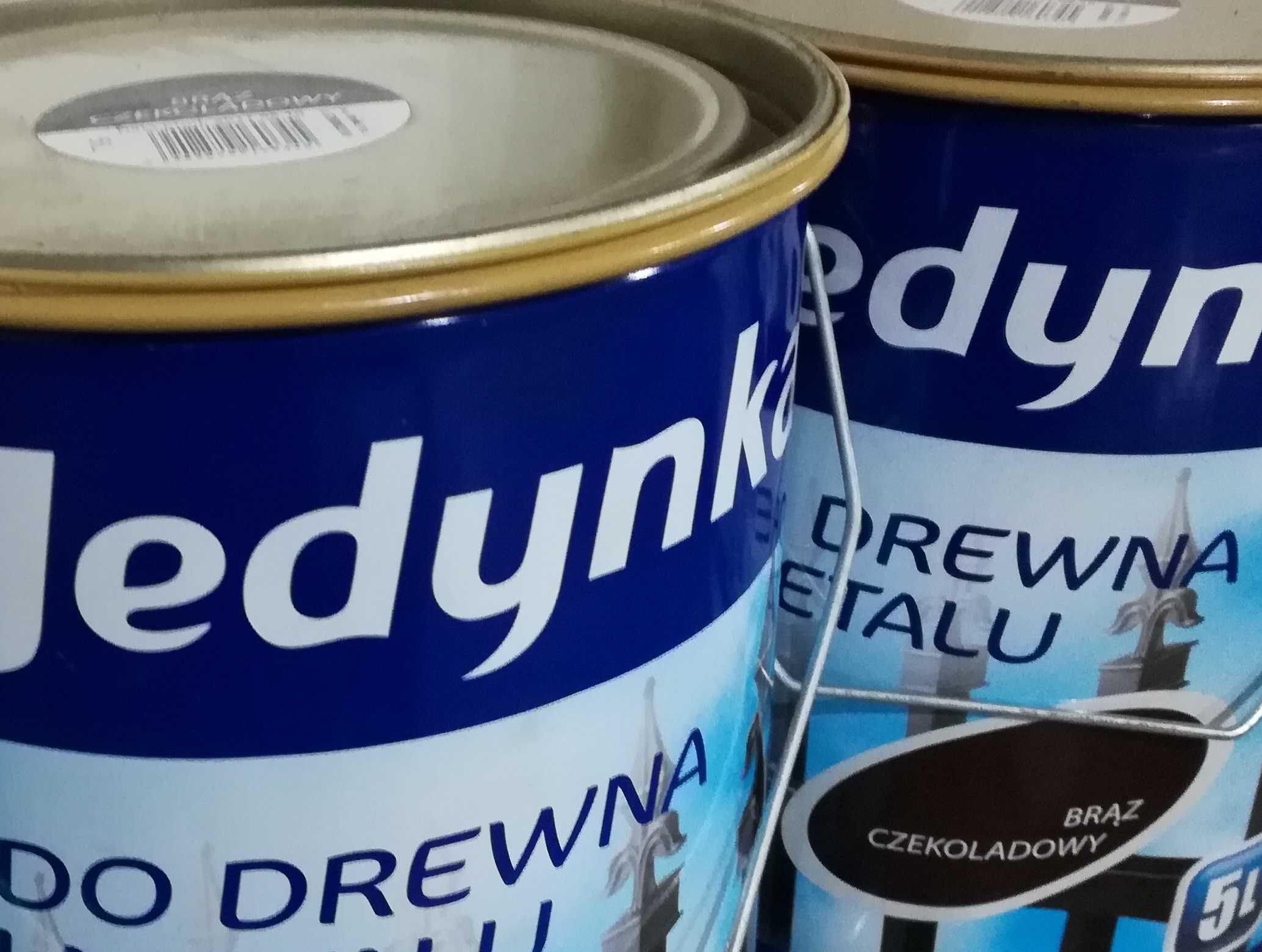 Farba do metalu i drewna 5l brązowa