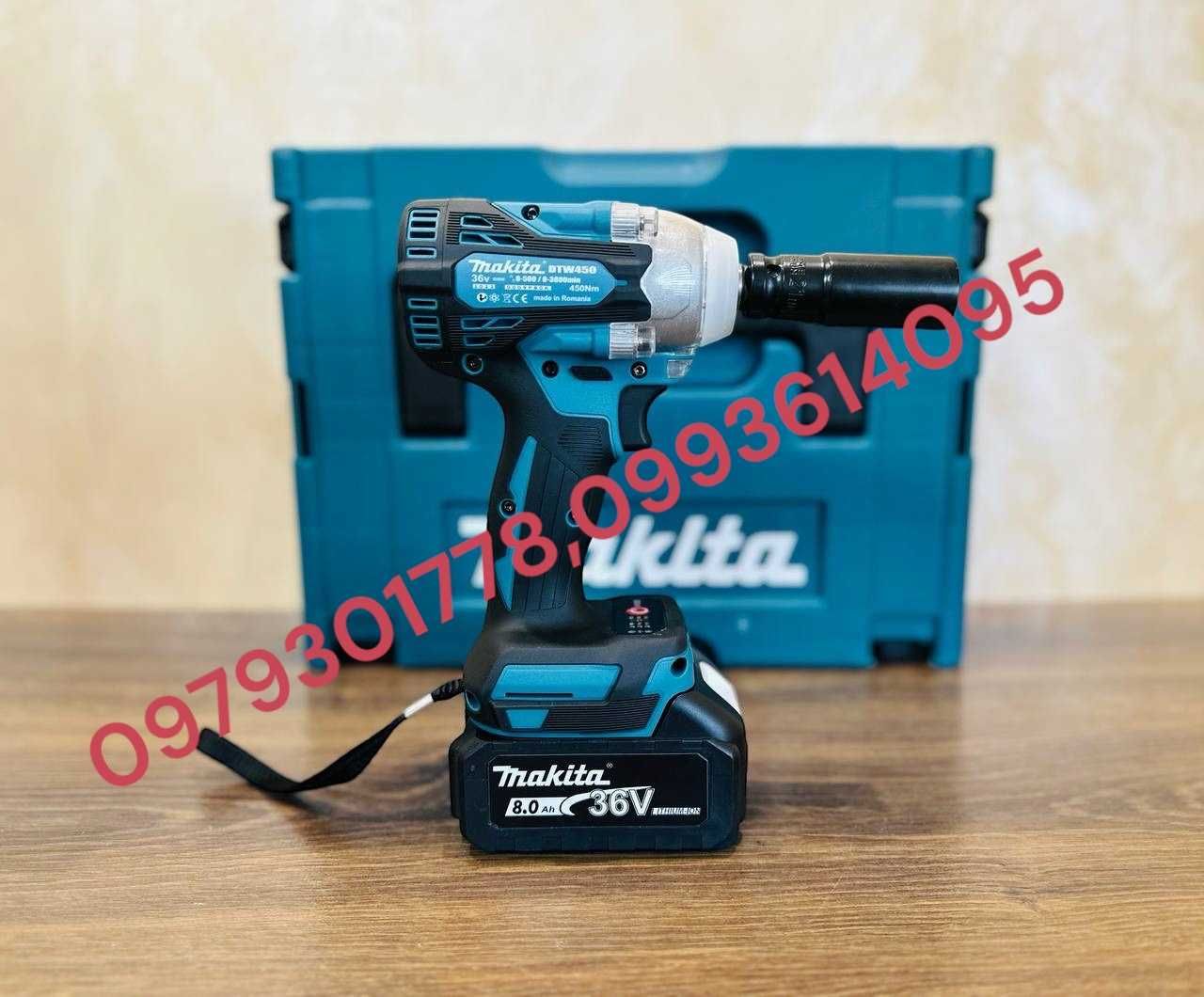 Акумуляторний Набір 2в1 Makita 36V Гайковерт DTW450 + Болгарка DGA504