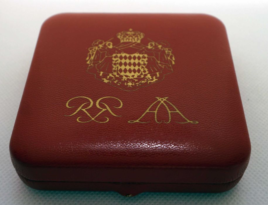 Moedas Proof 1-2-5 Euro Cent Mónaco, 2005, Príncipe Rainier III