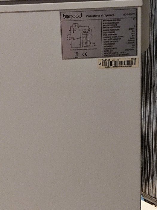 Sprzedam zamrażarka begood 100 l