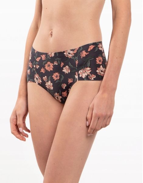 Lama Figi Damskie Bikini Cięte Laserowo Kwiaty R. Xxl