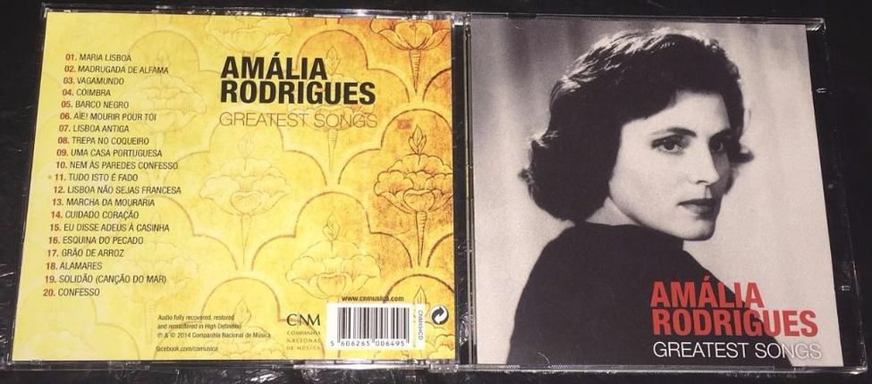 CD AMÁLIA Rodrigues "Greatest Songs" original (novo)