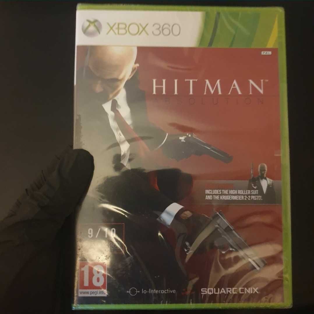 Gry xbox 360 NOWE Folia dla kolekcjonera hitman Dragon age 4  nowe gry