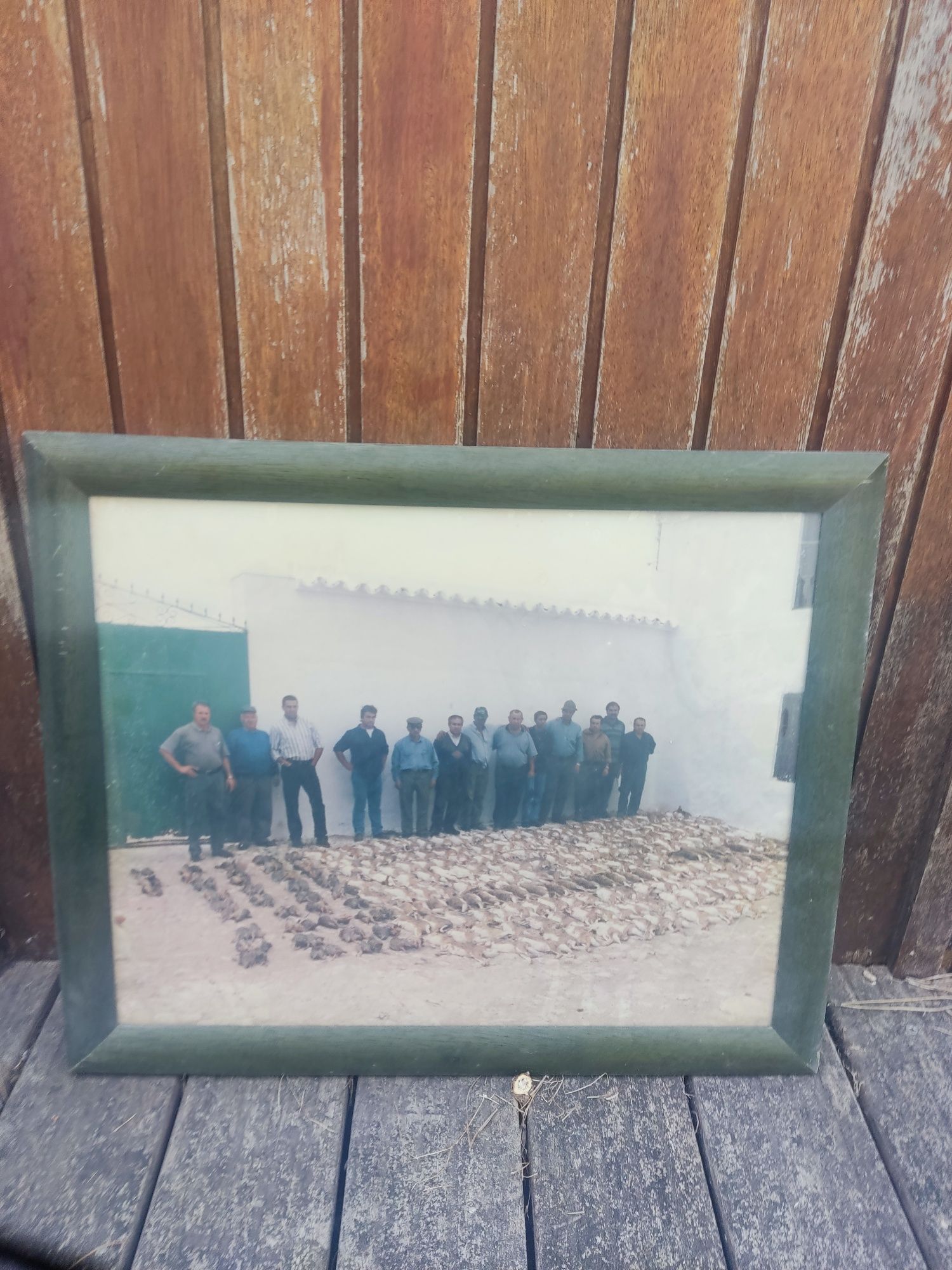 Fotografia original de caça emoldurada
