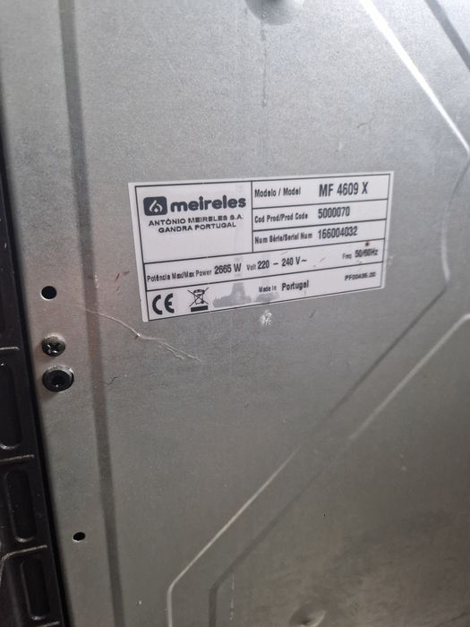 Forno encastrar  Meireles Ventilado MF 4609 X
