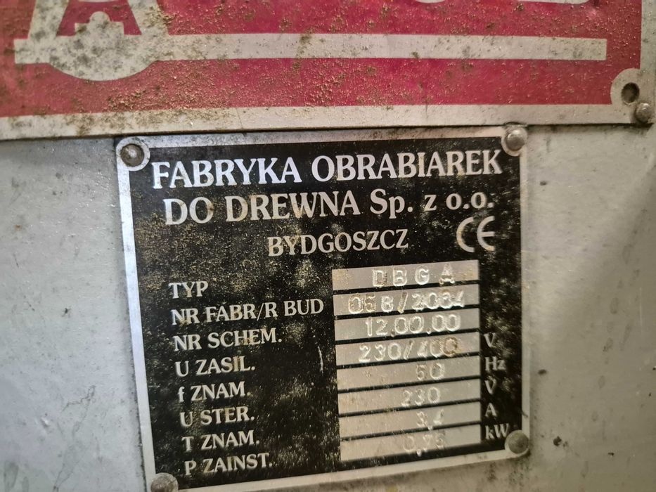 strugarka  parkieciarka do drewna FOD DBGA