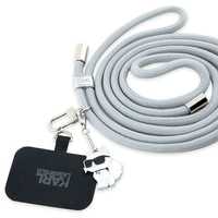 Karl Lagerfeld Klucnmsckig Universal Cbdy Cord Pasek Szary/Grey