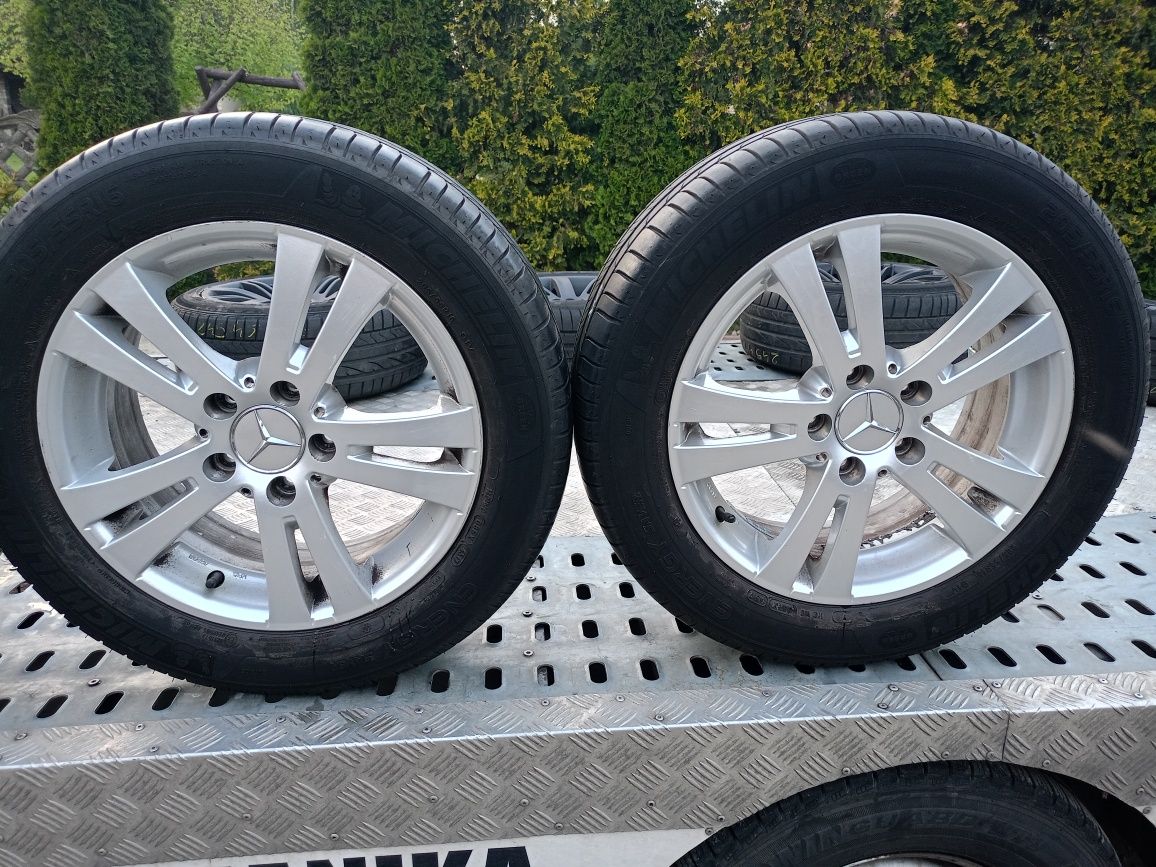 Koła Alu Mercedes VW Audi 5x112 205/55r16 Michelin  1450