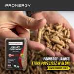 PRONERGY Pellet drzewny - pelet jasny popiół do 0,3% OD PRODUCENTA!