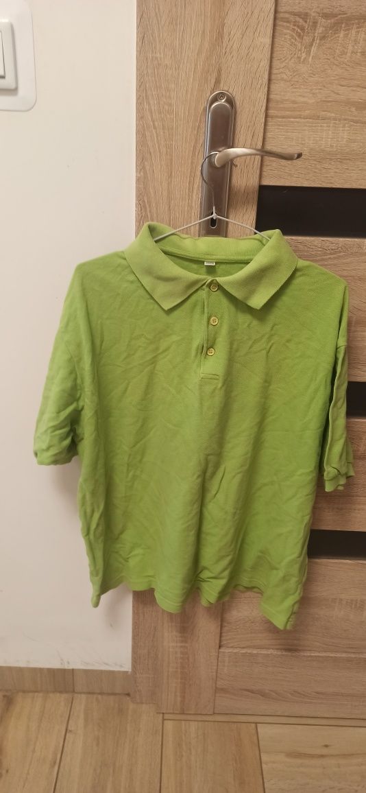 Męska zielona koszulka polo w rozmiarze XL/2XL