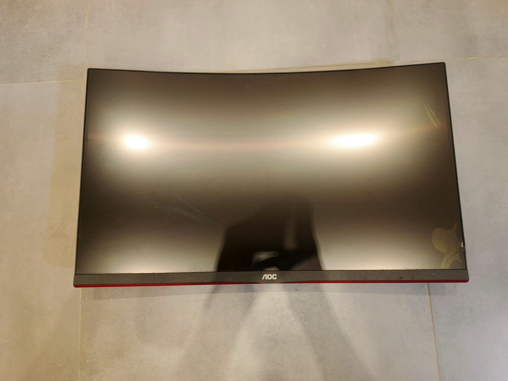 Uszkodzony monitor AOC C27G2ZE