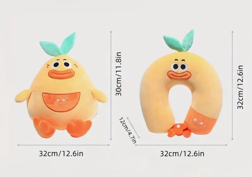 Подушка в дорогу - іграшка Качка