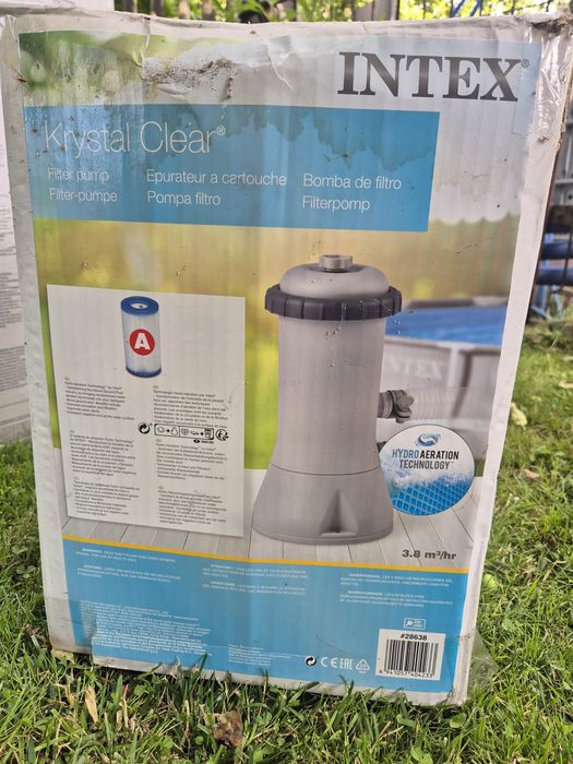 Kompletny basen ogrodowy INTEX z pompą i akcesoriami