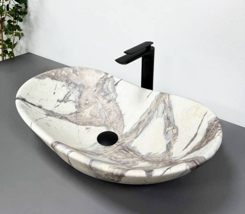 Мармурова раковина, накладна раковина,раковина для ванної,раковина
