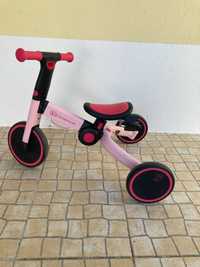 Bicicleta Kinderkraft rosa impecável, como nova