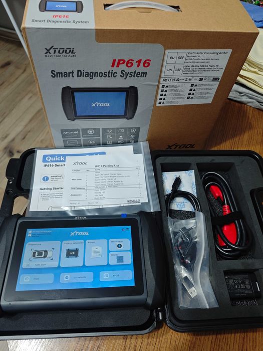 Komputer/SkanerDiagnostyczny Xtool 616, Wszystkie Auta,OBD2,J Polski