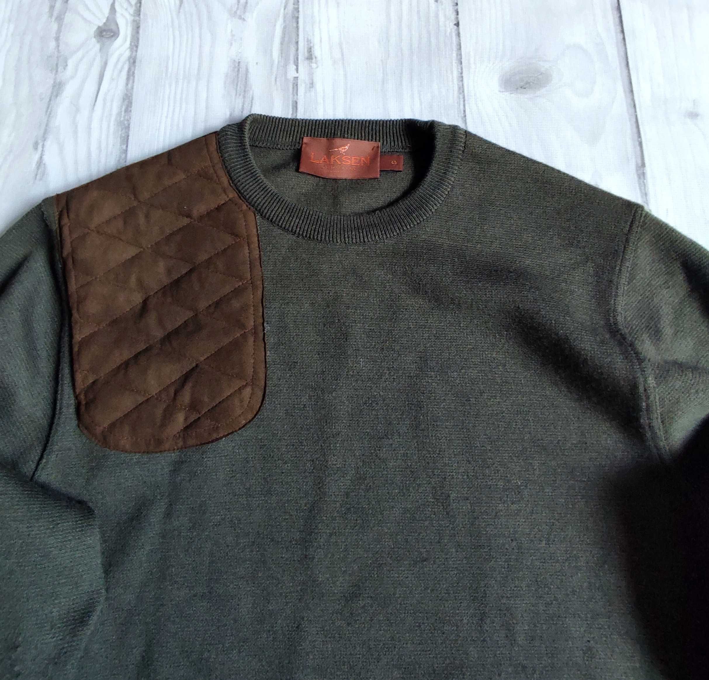 Sweter LAKSEN Wełna r. S