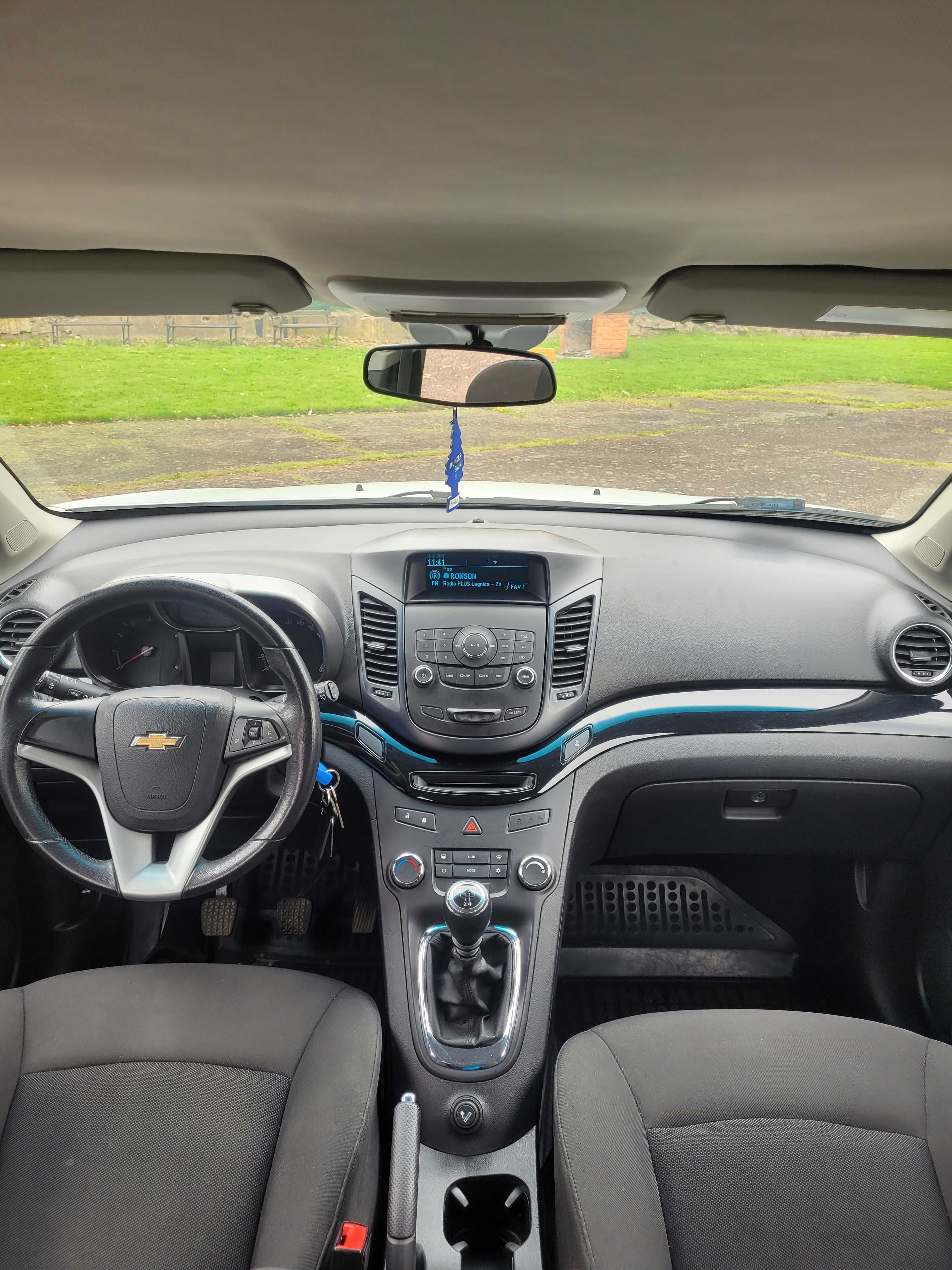 Chevrolet Orlando 1.8 141KM Bezwypadkowy IIwł. 7os. Zadbany 2 kpl kół