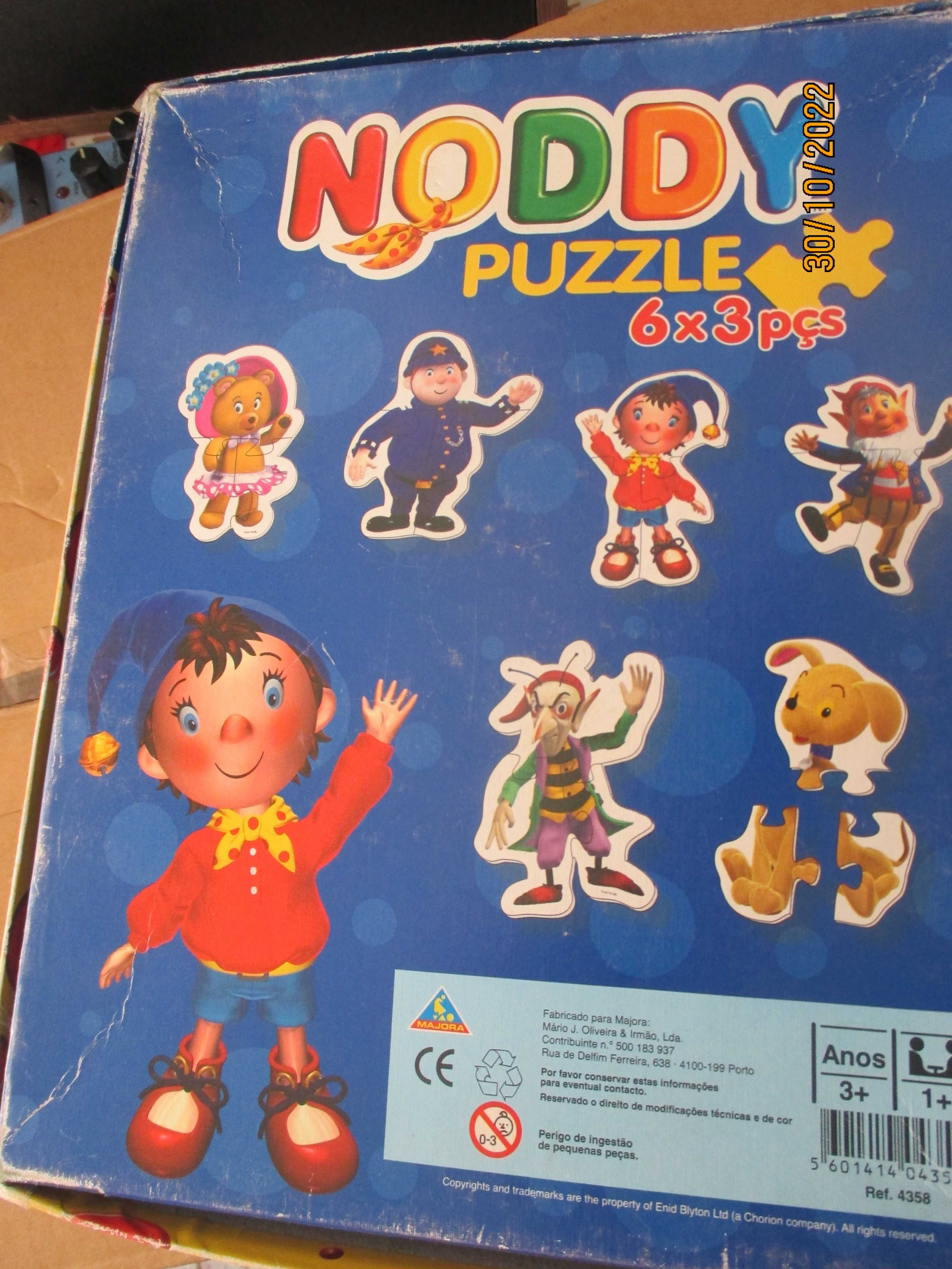 2 caixas de  puzzles  para crianças - Noddy e Disney