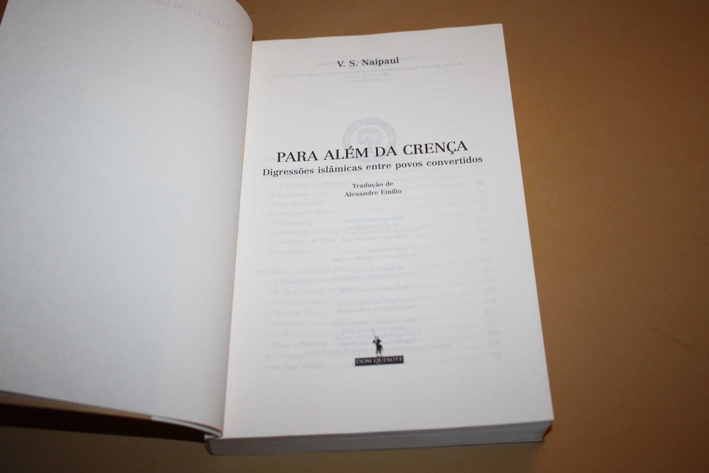 Para Além da Crença// V.S.Naipaul 1ª Edição