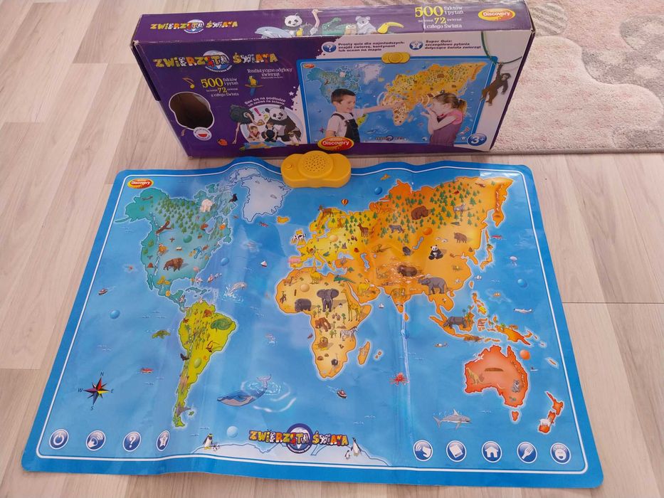 Dumel Discovery Interaktywna mapa Zwierzęta Świata