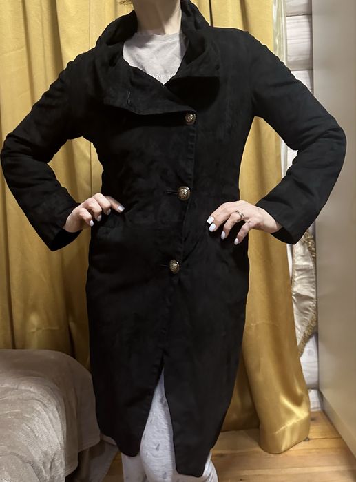 Пальто/плащ/сюртук женский натуральная замша S