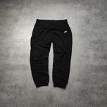 DAMSKIE Dresy Spodnie Dresowe Sportowe Czarne Bawełna Nike NSW Haft