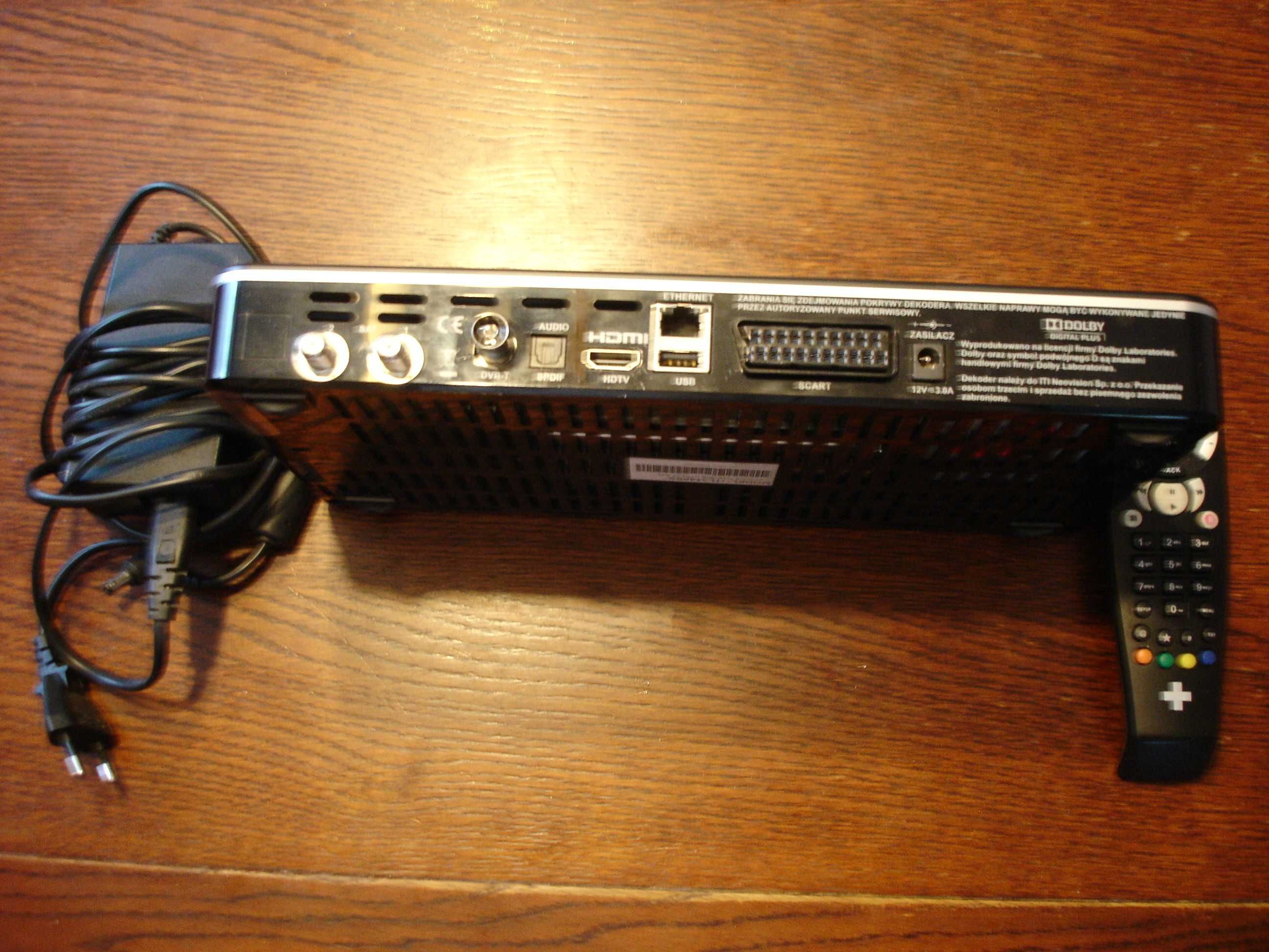 Dekoder NC+ Mediabox HD Recorder 500GB z pilotem