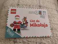 LEGO - list do Świętego Mikołaja wraz z zabawą i naklejkami nowe