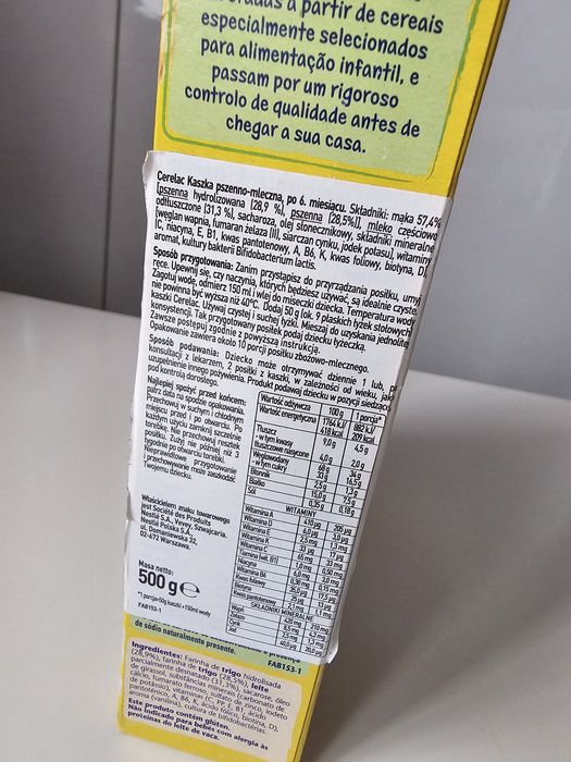 Cerelac kaszka 500g