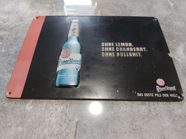 Pilsner Urquell Tabliczka piwo birofil szyld tablica reklama