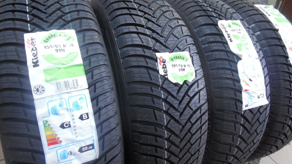 Nowe Model  195/65R15 KLEBER Quadraxer 3 , Opony Całoroczne , ANDAR