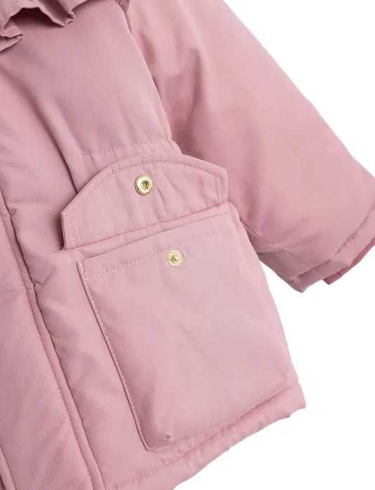 Nowa dziecięca kurtka zimowa / parka / różowa / NAME IT R-92CM !EP3C!
