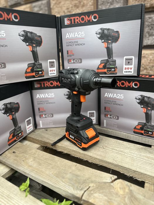 Акумуляторний гайковерт Stromo Awa 25 New