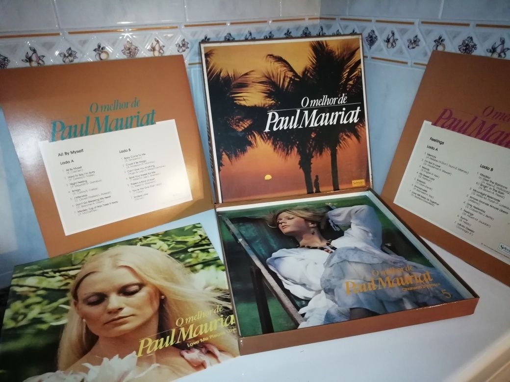 Caixa 10 Discos Grandes Melhor Paul Mauriat