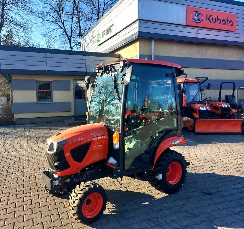 Traktorek KUBOTA BX261 CAB z kabiną, od dealera. GWARANCJA